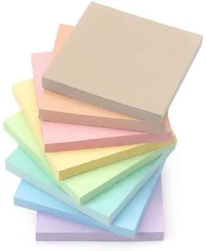Sticky Notes 3x3 Inch 8 Pack Pastel Colors, 80 Sheets/Pad Sticky Notes 3x3 Inch 8 Pack Pastel Colors, 80 Sheets/Pad