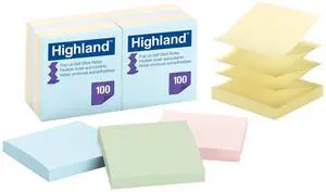 3 in x 3 in, Assorted Pastel Colors, 12 Pads/Pack 3 in x 3 in, Assorted Pastel Colors, 12 Pads/Pack