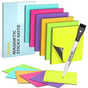 Reusable Magnetic Sticky Notes, (30 Pack, 3x3 in) Dry Erase Magnets Magnetic Labels with Marker, Easy to Post Notes for Whiteboard, Fridge, Locker, Cabinet, Door - Office & Classroom Supplies Reusable Magnetic Sticky Notes, (30 Pack, 3x3 in) Dry Erase Magnets Magnetic Labels with Marker, Easy to Post Notes for Whiteboard, Fridge, Locker, Cabinet, Door - Office & Classroom Supplies