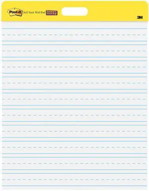 Easel Pad, 20 in x 23 in, White w/Lines, 20 Sheets/Pad, 2 Pads, Mounts with Command Strips Included Easel Pad, 20 in x 23 in, White w/Lines, 20 Sheets/Pad, 2 Pads, Mounts with Command Strips Included