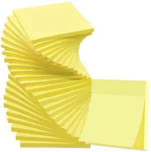 24 Pack Sticky Notes 3x3 in, Yellow, Self-Stick Pads 24 Pack Sticky Notes 3x3 in, Yellow, Self-Stick Pads
