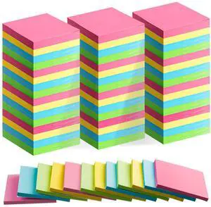 Sticky Notes Bulk 3 x 3 inch Self Stick Note Pads Multicolor Paper Memo for Office School Supplies Student Teacher Classroom Back to School Essentials, 50 Sheet/Pad Sticky Notes Bulk 3 x 3 inch Self Stick Note Pads Multicolor Paper Memo for Office School Supplies Student Teacher Classroom Back to School Essentials, 50 Sheet/Pad