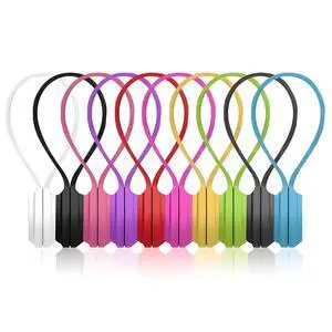Reusable Magnetic Cord Organizers, Silicone Magnetic Cable Ties with Strong Magnets for Cable Bundling & Holding Bookmarks - Cord Ties for Electronics - Suitable for Office, Home, School Reusable Magnetic Cord Organizers, Silicone Magnetic Cable Ties with Strong Magnets for Cable Bundling & Holding Bookmarks - Cord Ties for Electronics - Suitable for Office, Home, School