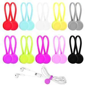 Magnetic Cable Ties, Assorted Colors Magnetic Cable Ties, Assorted Colors