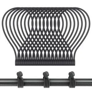 Twist Ties, Reusable Silicone Cable Ties with Strong Magnet for Bundling and Organizing,Cord Wrap Clip Straps for Home or Office Twist Ties, Reusable Silicone Cable Ties with Strong Magnet for Bundling and Organizing,Cord Wrap Clip Straps for Home or Office
