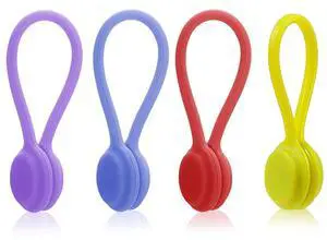 Magnetic Needle Minders Silicone Magnetic Fabric Clips, Reusable Silicone Magnetic Cable Ties Twist Ties for Cross-Stitch Needle Magnetic Needle Minders Silicone Magnetic Fabric Clips, Reusable Silicone Magnetic Cable Ties Twist Ties for Cross-Stitch Needle