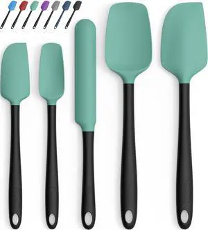 Silicone Spatula Set of 5,High Temperature Resistant, Food Grade Silicone, Dishwasher Safe, for Baking, Cooking Silicone Spatula Set of 5,High Temperature Resistant, Food Grade Silicone, Dishwasher Safe, for Baking, Cooking