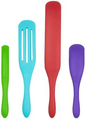 Piece Silicone Spurtle Set Piece Silicone Spurtle Set
