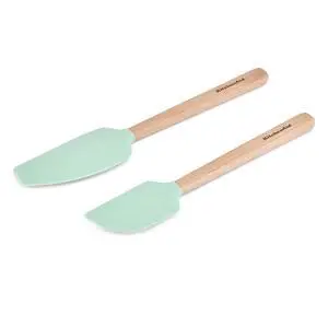 Beechwood Spatula Set, 2-Piece, Spearmint Beechwood Spatula Set, 2-Piece, Spearmint