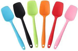 6 Pack Small Silicone Spatula - Small Rubber Spatula for Baking and Cooking Heat Resistant Non-Stick Spoon Spatula for Scraping Mixing Spreading 6 Pack Small Silicone Spatula - Small Rubber Spatula for Baking and Cooking Heat Resistant Non-Stick Spoon Spatula for Scraping Mixing Spreading