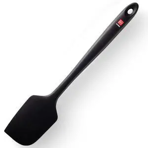 Seamless Series Pro 14 Inch Extra Large Silicone Spatula - 600°F Heat-Resistant Rubber Spatula - Great for Baking, Cooking, and Scraping - BPA Free and LFGB Certified Food Safe Silicone (Black) Seamless Series Pro 14 Inch Extra Large Silicone Spatula - 600°F Heat-Resistant Rubber Spatula - Great for Baking, Cooking, and Scraping - BPA Free and LFGB Certified Food Safe Silicone (Black)