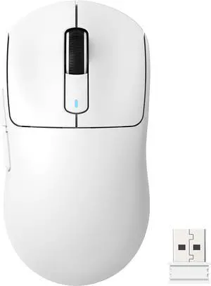 Lightweight Wireless Gaming Mouse with Tri-Mode 2.4G/USB-C Wired/Bluetooth,26K DPI, PAW3395 Optical Sensor,Kailh GM8.0 Switch,5 programmable Buttons for PC/Win/Mac(White) Lightweight Wireless Gaming Mouse with Tri-Mode 2.4G/USB-C Wired/Bluetooth,26K DPI, PAW3395 Optical Sensor,Kailh GM8.0 Switch,5 programmable Buttons for PC/Win/Mac(White)