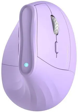 Ergonomic Mouse Wireless, Bluetooth Vertical Mouse, 5-Level Adjustable DPI, 2.4G Silent Switch Mice for Windows, MacOS, IPadOS, Laptop, PC, Purple Ergonomic Mouse Wireless, Bluetooth Vertical Mouse, 5-Level Adjustable DPI, 2.4G Silent Switch Mice for Windows, MacOS, IPadOS, Laptop, PC, Purple