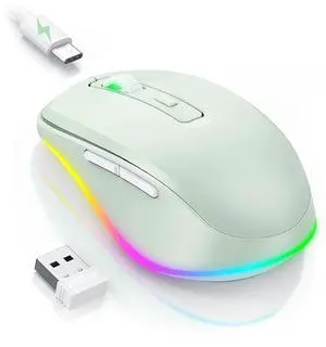 Wireless Mouse Jiggler - Keep Computers Awake, Light Green Wireless Mouse Jiggler - Keep Computers Awake, Light Green