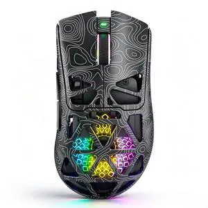 Lightweight Wireless Gaming Mouse for FPS & Competitive Gaming, Tri-Mode Bluetooth 5.1/2.4GHz/USB-C, 22000 DPI RGB Mouse with Programmable Buttons for PC, Laptop & Mac Lightweight Wireless Gaming Mouse for FPS & Competitive Gaming, Tri-Mode Bluetooth 5.1/2.4GHz/USB-C, 22000 DPI RGB Mouse with Programmable Buttons for PC, Laptop & Mac