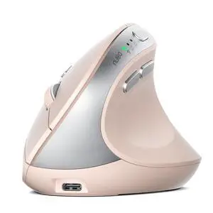 Ergonomic Vertical Wireless Mouse with Silent Click and Rechargeable Ergonomic Vertical Wireless Mouse with Silent Click and Rechargeable