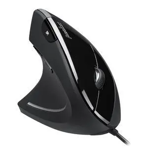 Wired Vertical Ergonomic Mouse with 2 DPI, 6 Button Optical Ergo Mouse with 2 Level DPI Switch 1000 1600, Left Handed, Black Wired Vertical Ergonomic Mouse with 2 DPI, 6 Button Optical Ergo Mouse with 2 Level DPI Switch 1000 1600, Left Handed, Black