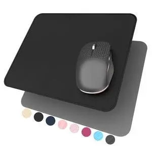 Black Hard Mouse Pad,Ultra Thin Wood-Textured PU Leather Mouse Mat Black Hard Mouse Pad,Ultra Thin Wood-Textured PU Leather Mouse Mat