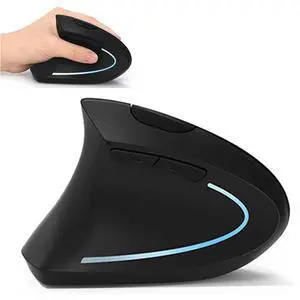 Left Handed Mouse, Wireless USB Ergonomic Vertical Lefty Mouse Left Handed Mouse, Wireless USB Ergonomic Vertical Lefty Mouse