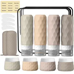 Travel Bottles for Toiletries, Bottles, Jars, and Covers Travel Bottles for Toiletries, Bottles, Jars, and Covers