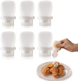 Silicone Condiment Squeeze Bottles Small Salad Dressing Bottles to Go Travel Salad Dressing Containers for Lunch Box 30ml/1 oz Travel Sauce Bottle with Labels Silicone Condiment Squeeze Bottles Small Salad Dressing Bottles to Go Travel Salad Dressing Containers for Lunch Box 30ml/1 oz Travel Sauce Bottle with Labels