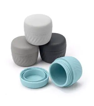 Travel Containers for Toiletries, 1oz, 4 Pack, Grey Travel Containers for Toiletries, 1oz, 4 Pack, Grey