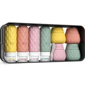 Travel Bottles for Toiletries Silicone Travel Size Containers 3.4oz 1.7oz Travel Bottles for Toiletries Silicone Travel Size Containers 3.4oz 1.7oz