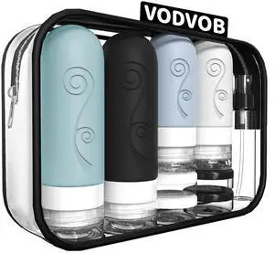 Travel Bottles Set for Toiletries, TSA Approved Travel Containers Leak Proof Silicone Squeezable Travel Accessories 2oz 3oz for Shampoo Conditioner Lotion Body Wash (BPA Free) (black) Travel Bottles Set for Toiletries, TSA Approved Travel Containers Leak Proof Silicone Squeezable Travel Accessories 2oz 3oz for Shampoo Conditioner Lotion Body Wash (BPA Free) (black)