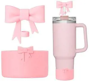 Silicone Protective for Stanley Boot for 20/30/40Oz, 2 Pack for Stanley Cup Accessories Compatible 12-24Oz for Hydroflask Boot and More (Pink Set) Silicone Protective for Stanley Boot for 20/30/40Oz, 2 Pack for Stanley Cup Accessories Compatible 12-24Oz for Hydroflask Boot and More (Pink Set)