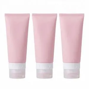 3PCS Empty Refillable Pink Soft Silicon Squeeze Tube Portable Travel Bottle Cosmetic Containers Storage Holder For Cream Lotion Facial Cleaner Shampoo Shower Gel Toiletries 3PCS Empty Refillable Pink Soft Silicon Squeeze Tube Portable Travel Bottle Cosmetic Containers Storage Holder For Cream Lotion Facial Cleaner Shampoo Shower Gel Toiletries
