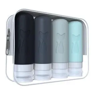 Approved 3oz Leakproof Travel Bottles for Toiletries, Refillable Containers for Shampoo Conditioner Lotion Body Wash(Multicolored A) Approved 3oz Leakproof Travel Bottles for Toiletries, Refillable Containers for Shampoo Conditioner Lotion Body Wash(Multicolored A)