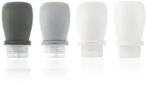 Silicone Travel Bottles (1oz),Leakproof Mini Lotion Bottles & Dressing Containers with Lids,Reusable Toiletry Squeeze Tubes for Shampoo,Conditioner,and Condiments Silicone Travel Bottles (1oz),Leakproof Mini Lotion Bottles & Dressing Containers with Lids,Reusable Toiletry Squeeze Tubes for Shampoo,Conditioner,and Condiments