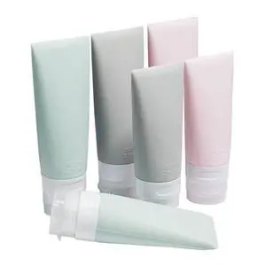 Portable Soft Silicone Travel bottles Set - 6 Pack Leakproof Silicone Travel Bottles,Cosmetic Toiletry Containers(Pink+Green+Grey) Portable Soft Silicone Travel bottles Set - 6 Pack Leakproof Silicone Travel Bottles,Cosmetic Toiletry Containers(Pink+Green+Grey)