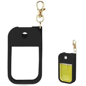 Hand Sanitizer Spray Case Compatible with Touchland Power Mist 1 oz Silicone Case with Keychain for Touch Land Mist 1 fl oz30 ml, Hand Sanitizer Accessory for 1 fl oz (Black, 1 Pack) Hand Sanitizer Spray Case Compatible with Touchland Power Mist 1 oz Silicone Case with Keychain for Touch Land Mist 1 fl oz30 ml, Hand Sanitizer Accessory for 1 fl oz (Black, 1 Pack)