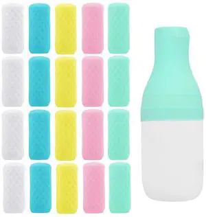 Travel Essentials Silicone Bottle Covers Leak Proofing Travel Essentials Silicone Bottle Covers Leak Proofing