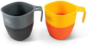 Collapsible Camp Cup for Camping, Backpacking, and Hiking, 12 Ounces, 2 Pack Collapsible Camp Cup for Camping, Backpacking, and Hiking, 12 Ounces, 2 Pack