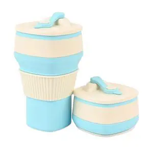 Collapsible Silicone Cup, Safe & Portable, for Hot & Cold Drinks, 18.6 oz (550 ml) - Travel, Camping, Office, and More Tanager Turquoise Collapsible Silicone Cup, Safe & Portable, for Hot & Cold Drinks, 18.6 oz (550 ml) - Travel, Camping, Office, and More Tanager Turquoise