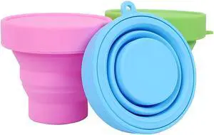 Colorful Folding Silicone Cup Travel Cup Camping Cup Colorful Folding Silicone Cup Travel Cup Camping Cup