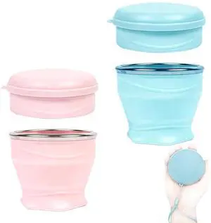 Collapsible Cup, Folding Cup With Lid, 6Oz/ 180Ml Portable Pocket Cup For Mouthwash, Hiking, Camping, Travel, Outdoor Activities, 1 Pink + 1 Blue Collapsible Cup, Folding Cup With Lid, 6Oz/ 180Ml Portable Pocket Cup For Mouthwash, Hiking, Camping, Travel, Outdoor Activities, 1 Pink + 1 Blue