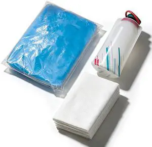 Travel Essential Kit for Outdoor Enthusiasts | Disposable Bath Towel + Rain Poncho + Collapsible Silicone Water Bottle | Compact Set for Soccer Cup,Stadium Games, Camping, Hiking Travel Essential Kit for Outdoor Enthusiasts | Disposable Bath Towel + Rain Poncho + Collapsible Silicone Water Bottle | Compact Set for Soccer Cup,Stadium Games, Camping, Hiking
