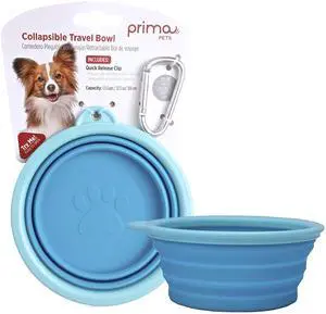 Collapsible Silicone Food & Water Travel Bowl with Clip for Small & Medium Dog and Cat, Size: 1.5 Cups (5.1 Inch Diameter Bowl) (AQUA) Collapsible Silicone Food & Water Travel Bowl with Clip for Small & Medium Dog and Cat, Size: 1.5 Cups (5.1 Inch Diameter Bowl) (AQUA)