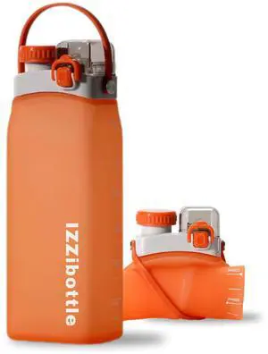 Collapsible Lightweight Silicone Water Bottle (600ml, Blue) | BPA Free, Eco-Friendly, Medical Grade | Leakproof Bottle for Sports, Travel, Hiking, Gym, Outdoor Adventures and Daily Use Collapsible Lightweight Silicone Water Bottle (600ml, Blue) | BPA Free, Eco-Friendly, Medical Grade | Leakproof Bottle for Sports, Travel, Hiking, Gym, Outdoor Adventures and Daily Use
