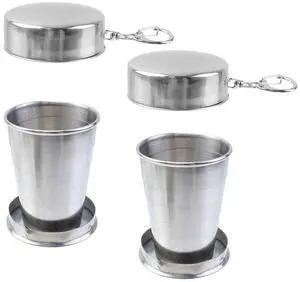 Stainless Steel Collapsible Cup (2.5 Oz) Stainless Steel Collapsible Cup (2.5 Oz)