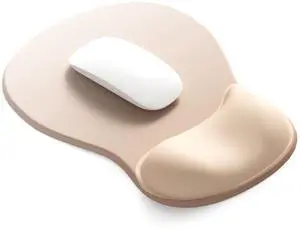 ErgoComfort Gel Wrist Rest Mouse Pad-Ergonomic Office Mousepad with Wrist Support-Non-Slip, Design Desk Accessories Mat for Home&Game Decor (06Nude Rest) ErgoComfort Gel Wrist Rest Mouse Pad-Ergonomic Office Mousepad with Wrist Support-Non-Slip, Design Desk Accessories Mat for Home&Game Decor (06Nude Rest)