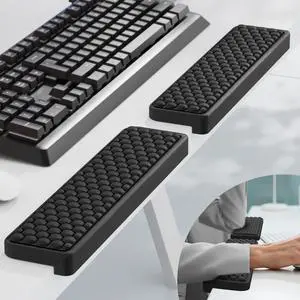 Shaped Desk Elbow Pad for Desk, Memory Foam Elbow Support Padding with Non-Slip, Ergonomic Desk Edge Cushion, Wrist Comfort Support for Office Home 2 Pcs (Hexagon Black) Shaped Desk Elbow Pad for Desk, Memory Foam Elbow Support Padding with Non-Slip, Ergonomic Desk Edge Cushion, Wrist Comfort Support for Office Home 2 Pcs (Hexagon Black)
