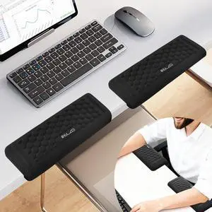 Desk Elbow Pads (2-Pack) L-Shaped Rest for Desk, Ergonomic Arm Rest Support, Memory Foam Desk Edge Cushion for Palm, Wrist & Forearm, Prevents Elbow & Wrist Strain Desk Elbow Pads (2-Pack) L-Shaped Rest for Desk, Ergonomic Arm Rest Support, Memory Foam Desk Edge Cushion for Palm, Wrist & Forearm, Prevents Elbow & Wrist Strain