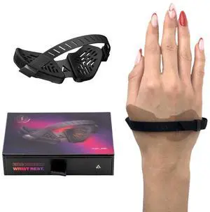Advanced Ergonomic Right-Handed Gaming Wrist Rest for Mouse - Superior Support for Serious Gamers - Anti-Fatigue, Smooth Glide (Small, Right, Black) Advanced Ergonomic Right-Handed Gaming Wrist Rest for Mouse - Superior Support for Serious Gamers - Anti-Fatigue, Smooth Glide (Small, Right, Black)
