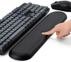 Leather Keyboard Wrist Rest, Full-Size Wrist Pad for Keyboards Leather Keyboard Wrist Rest, Full-Size Wrist Pad for Keyboards