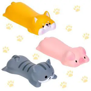 3 Pcs Cute Wrist Rest Support for Mouse Keyboard Computer Kawaii Mouse Pad Cat Pig Dog Animal Design Computer Arm Rest Cushion Mat for Laptop Desk Office Supplies 3 Pcs Cute Wrist Rest Support for Mouse Keyboard Computer Kawaii Mouse Pad Cat Pig Dog Animal Design Computer Arm Rest Cushion Mat for Laptop Desk Office Supplies