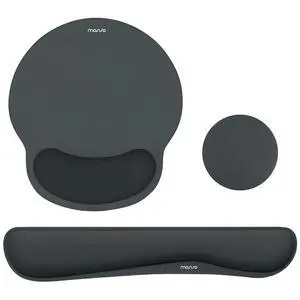 Wrist Rest Support for Mouse Pad&Keyboard Set, Slate Gray Wrist Rest Support for Mouse Pad&Keyboard Set, Slate Gray